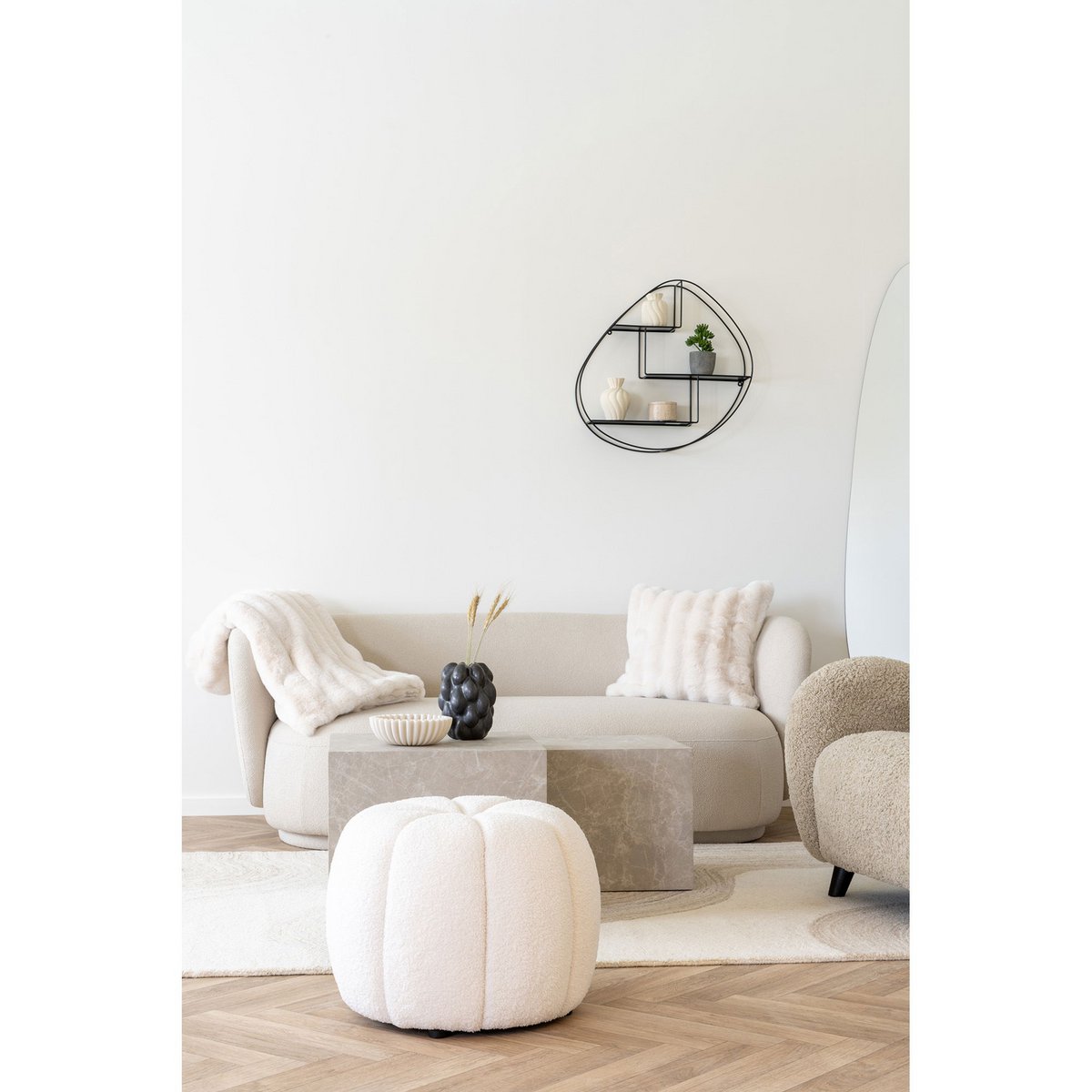 House Nordic ApS - Paisley-poef - Deco Delights