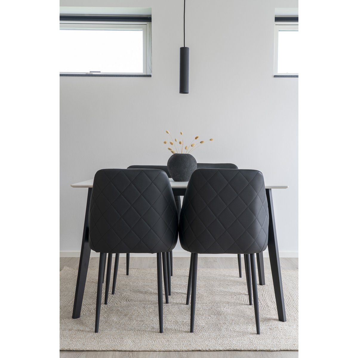 House Nordic ApS - Paris Hanger - Zwart, Staal, 6x6x28 cm - Deco Delights