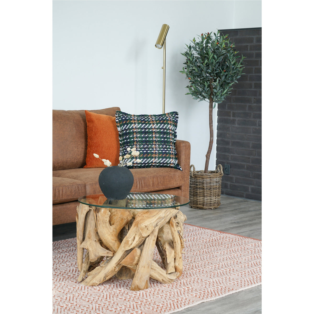 House Nordic ApS - Paris Vloerlamp Messing - Deco Delights