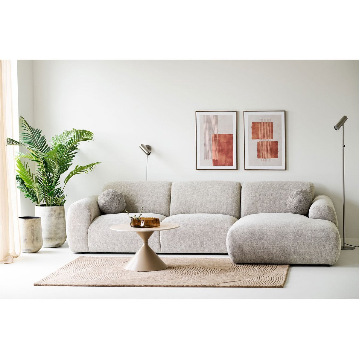 House Nordic ApS - Paris Vloerlamp, zilver - Deco Delights
