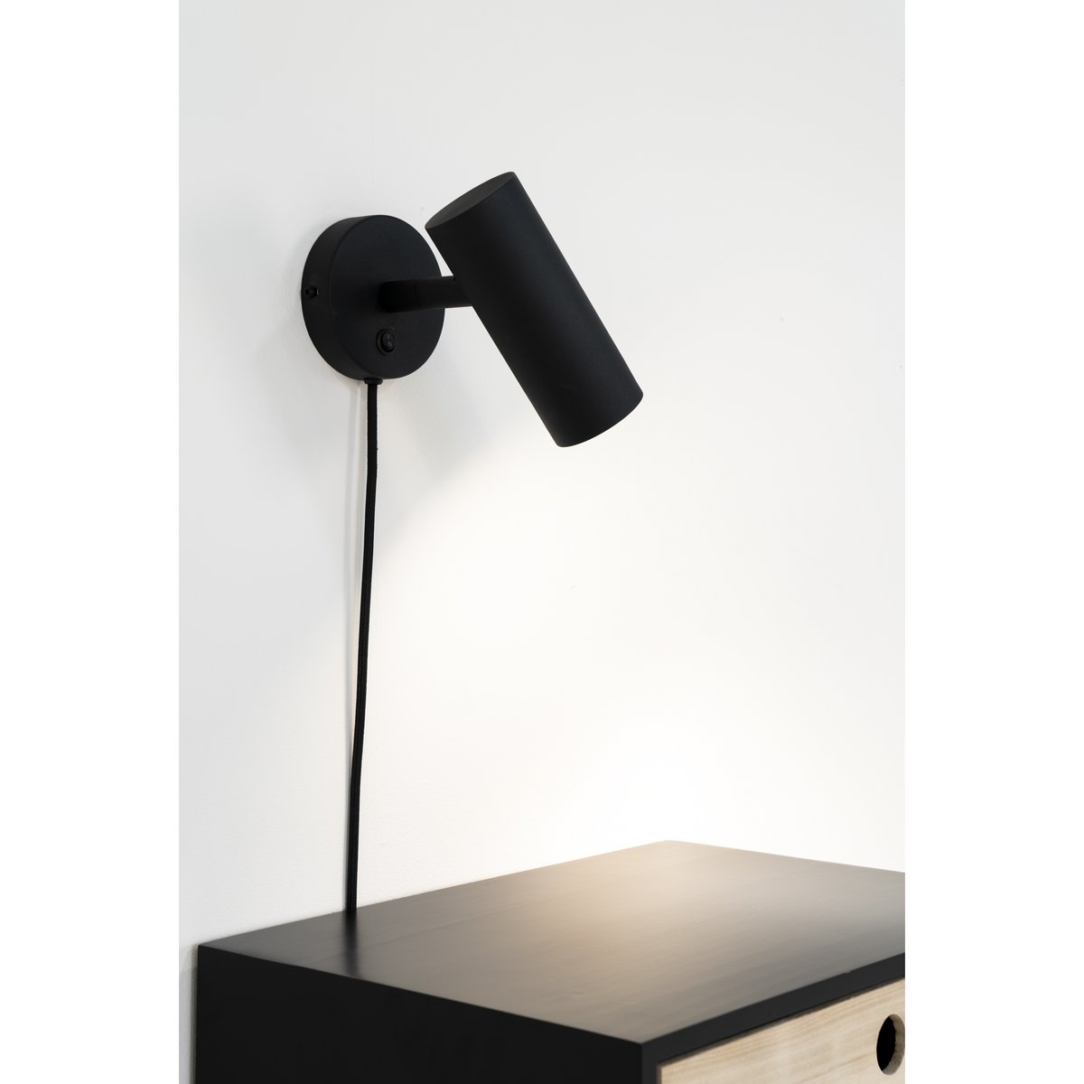 House Nordic ApS - Paris Wandlamp - Staal, Zwart - 15x10x22 cm - Deco Delights