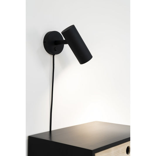 House Nordic ApS - Paris Wandlamp - Staal, Zwart - 15x10x22 cm - Deco Delights