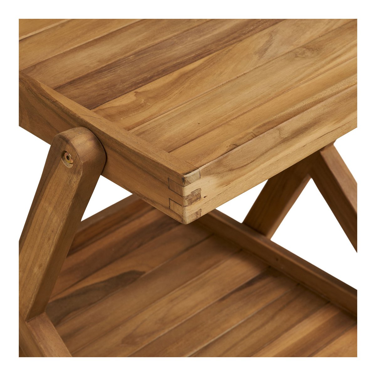 House Nordic ApS - Pasaku Theewagen, teak, naturel, 86x50x81 cm - Deco Delights
