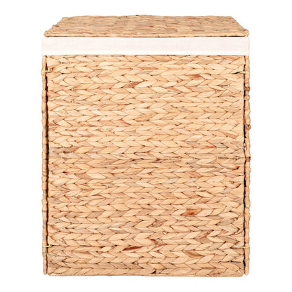 House Nordic ApS - Passo Wasmand - Natuurlijk, Waterhyacint/Katoen/Polyester, 43x32x55 cm - Deco Delights