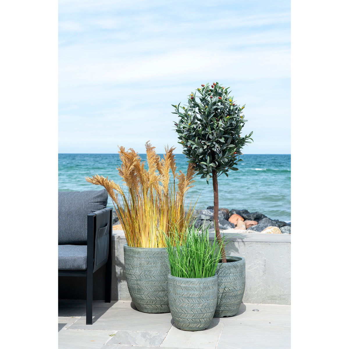 House Nordic ApS - Poa Gras Groen - Deco Delights Kunstplant