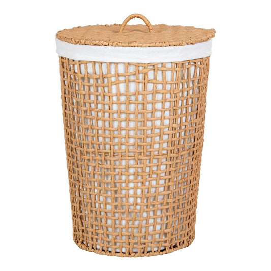 House Nordic ApS - Pomal Wasmand - Wasmand, papier, lichtbruin/wit, ø42x56 cm - Deco Delights