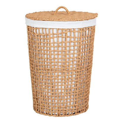 House Nordic ApS - Pomal Wasmand - Wasmand, papier, lichtbruin/wit, ø42x56 cm - Deco Delights
