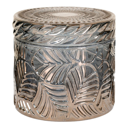 House Nordic ApS - Potten - Gerookt, Glas, Ø9x8,5 cm - Set van 2 - Deco Delights