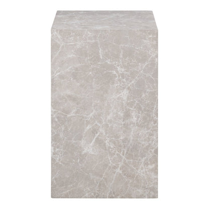 House Nordic ApS - Praagse bijzettafel - Marmer, Hout, 30x30x50 cm - Deco Delights