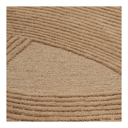 House Nordic ApS - Pune Vloerkleed, handgetuft, bruin, 160x230 cm - Deco Delights