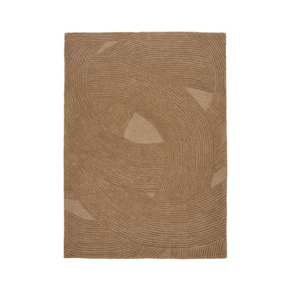 House Nordic ApS - Pune Vloerkleed, handgetuft, bruin, 160x230 cm - Deco Delights