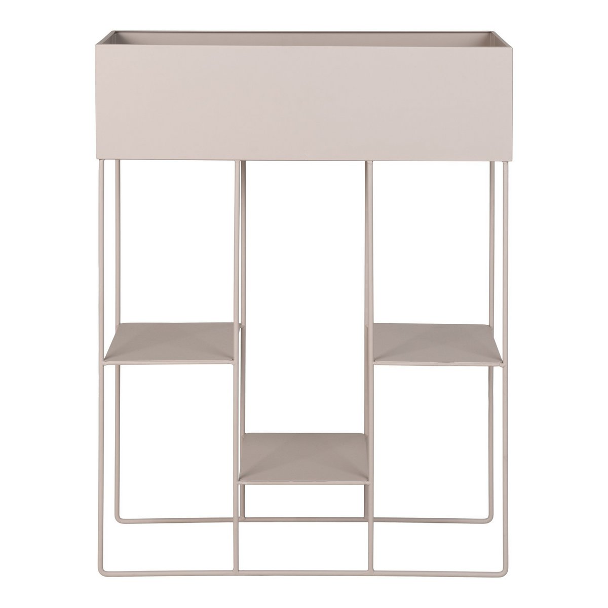 House Nordic ApS - Rabo Plantenbak - Plantenbak, staal, 3 planken, zand, 25x60x80 cm - Deco Delights