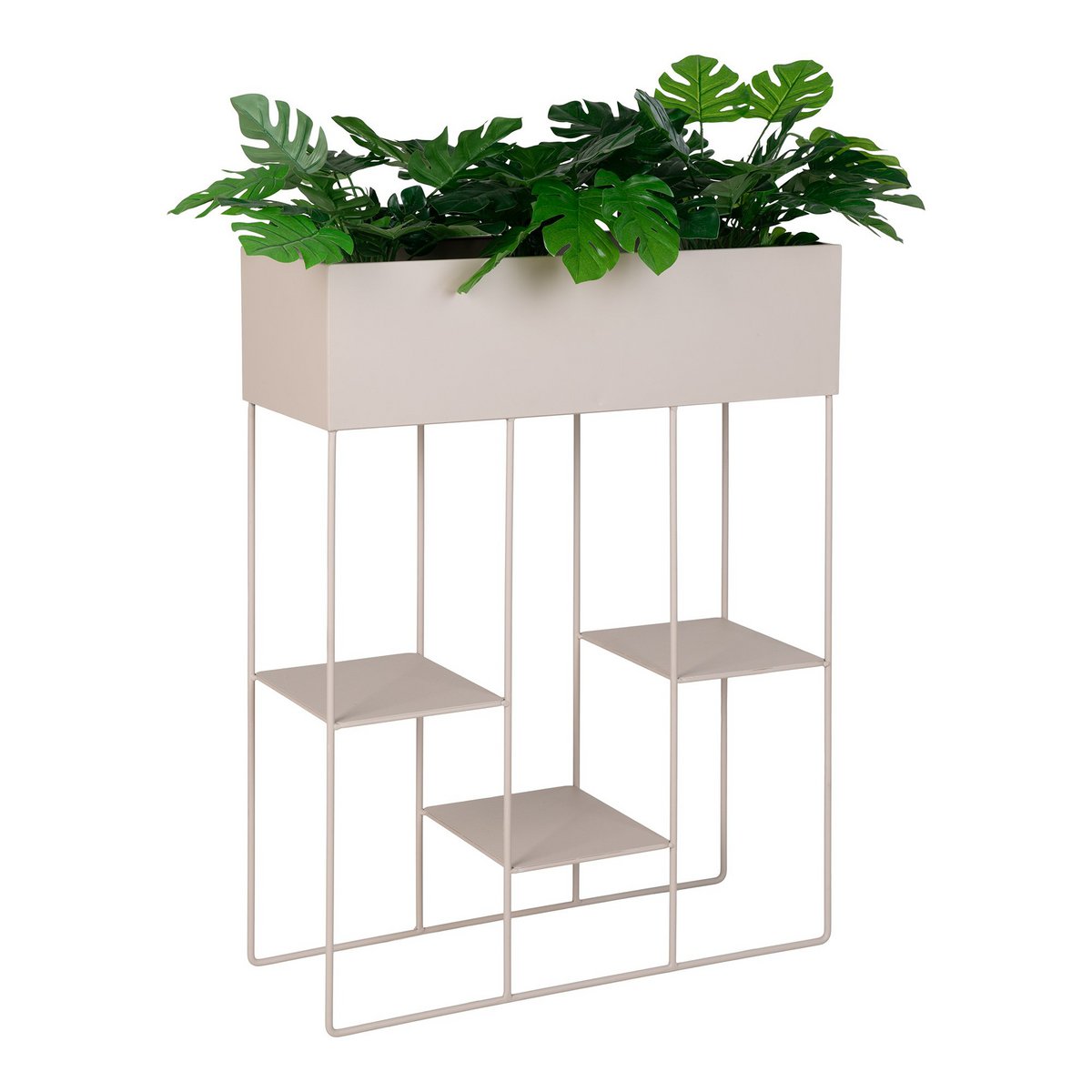 House Nordic ApS - Rabo Plantenbak - Plantenbak, staal, 3 planken, zand, 25x60x80 cm - Deco Delights