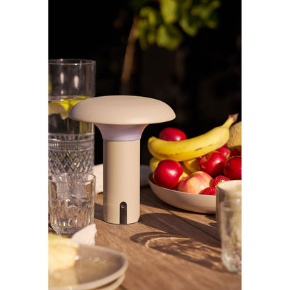 House Nordic ApS - Ramsey LED-lamp, oplaadbaar, beige - Deco Delights