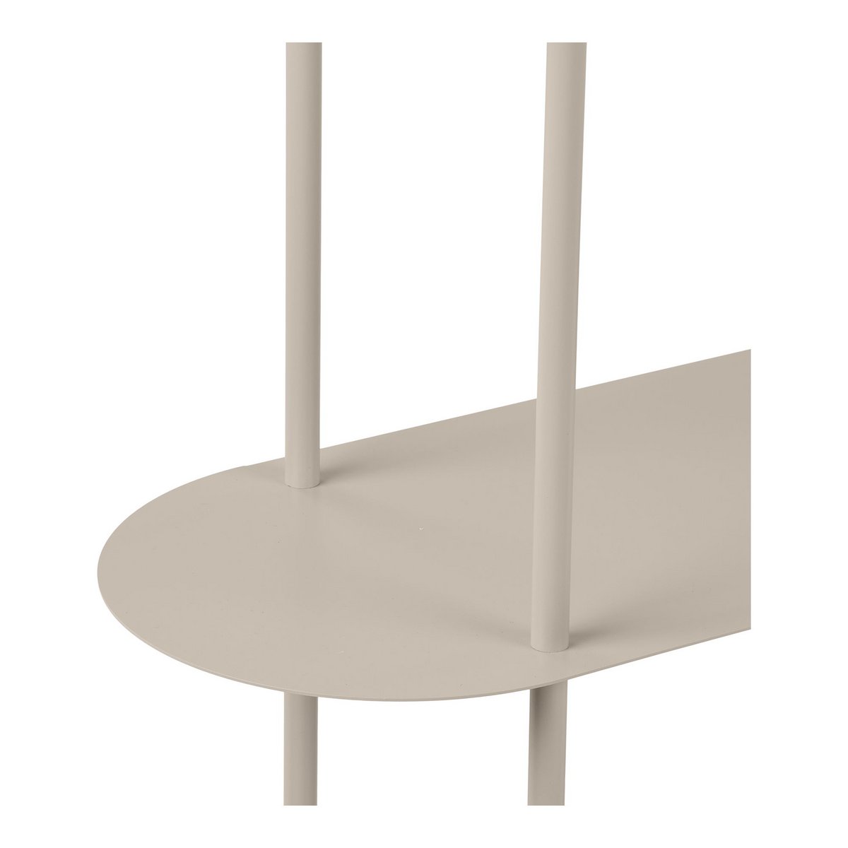House Nordic ApS - Rieti Open kast, 4 planken, metaal, zand, 31x118x97 cm - Deco Delights