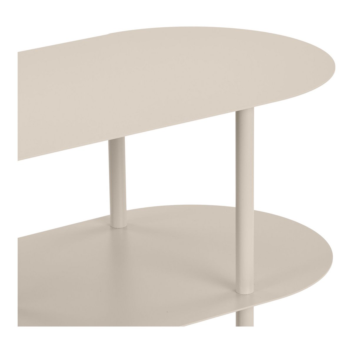 House Nordic ApS - Rieti Open kast, 4 planken, metaal, zand, 31x118x97 cm - Deco Delights