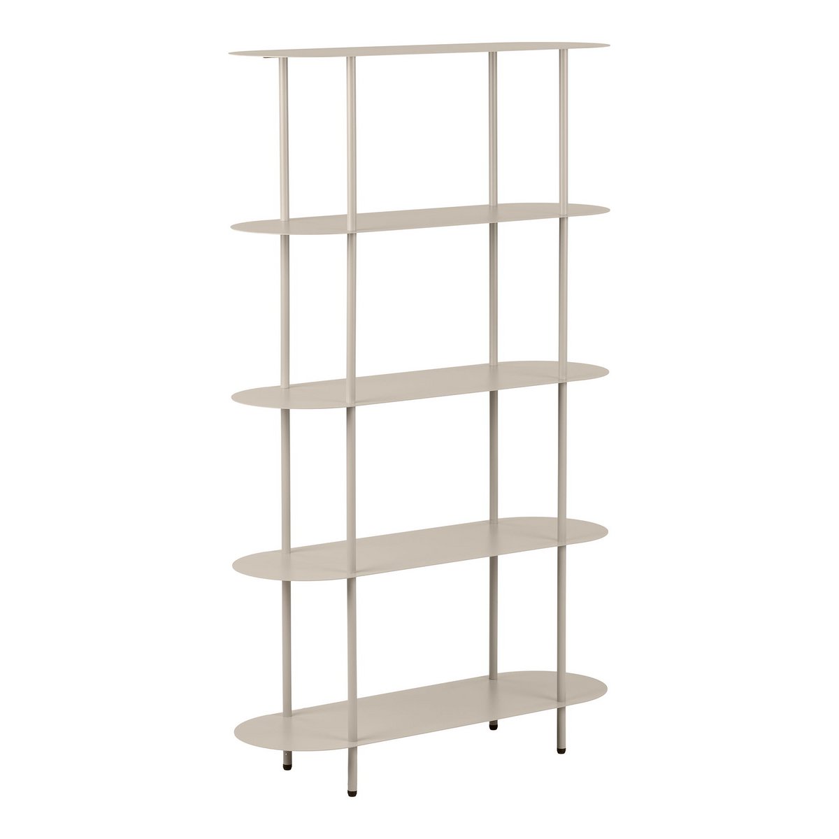 House Nordic ApS - Rieti Open kast, 5 planken, metaal, zand, 31x90x150 cm - Deco Delights
