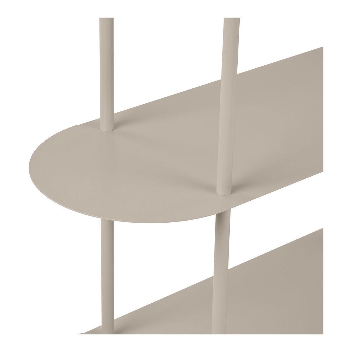 House Nordic ApS - Rieti Open kast, 5 planken, metaal, zand, 31x90x150 cm - Deco Delights