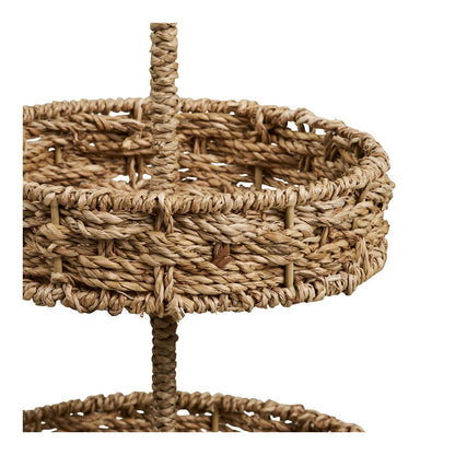 House Nordic ApS - Rifbjerg Dienblad, zeegras, natuur, ø25x40,5 cm - Deco Delights