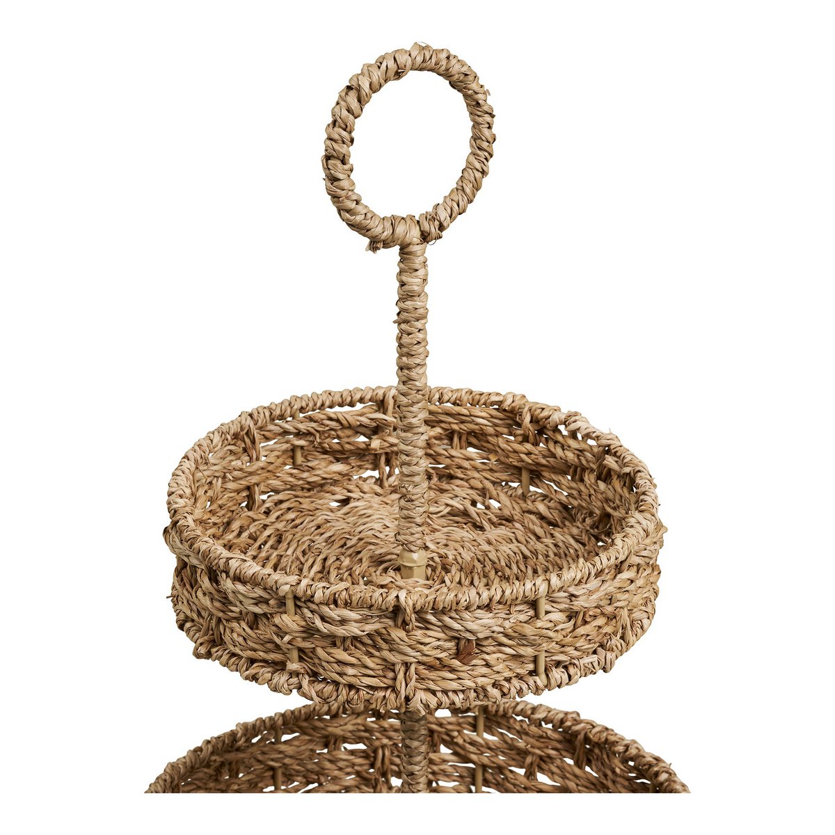 House Nordic ApS - Rifbjerg Dienblad, zeegras, natuur, ø25x40,5 cm - Deco Delights