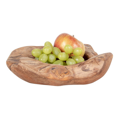 House Nordic ApS - Rio Kom - Teak, Natuurlijk, Ø20x8 cm - Deco Delights