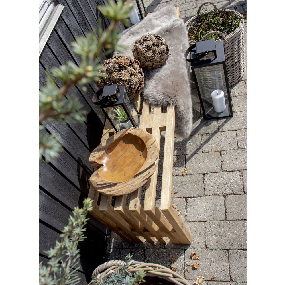House Nordic ApS - Rio Kom Teak Ø30x10 cm - Deco Delights
