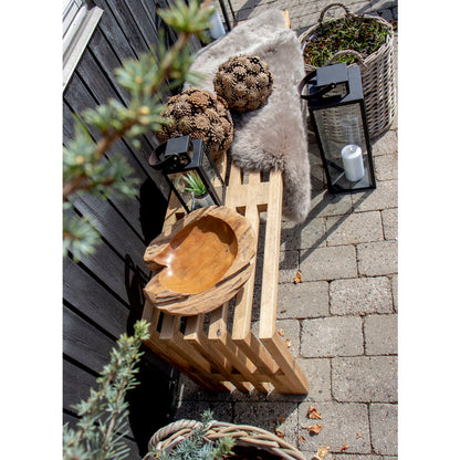 House Nordic ApS - Rio Kom Teak Ø30x10 cm - Deco Delights