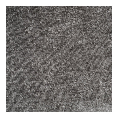 House Nordic ApS - Roanne Eetkamerstoel, grijs, zwarte poten, HN1319 - Set van 2 - Deco Delights