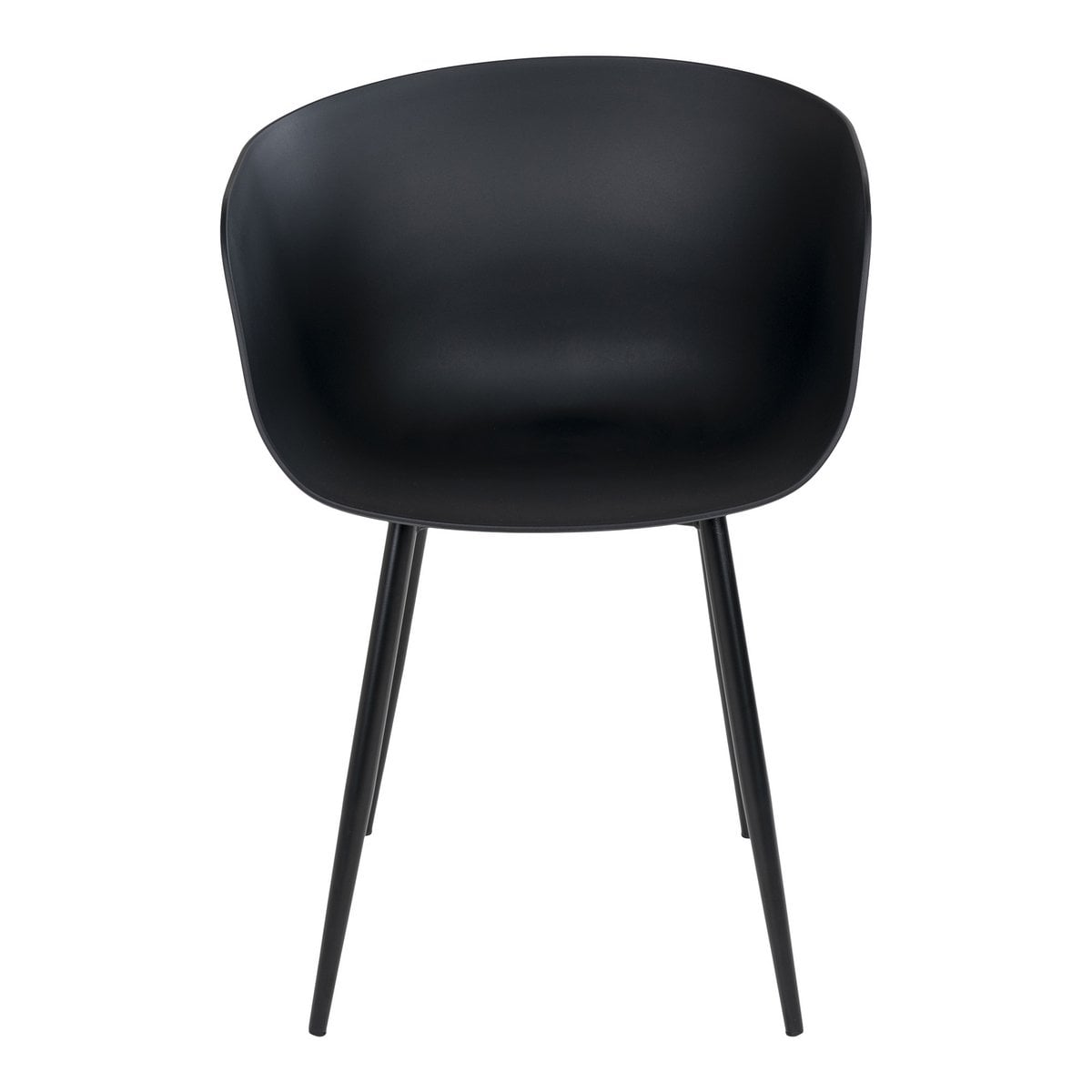 House Nordic ApS - Roda Eetkamerstoel - Zwart, PP/Staal, 53x54,5x79 cm - Set van 2 - Deco Delights
