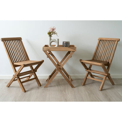 House Nordic ApS - Ronda Dienbladtafel Teak - Deco Delights Dienbladtafel
