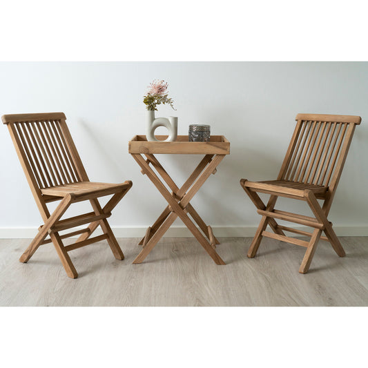 House Nordic ApS - Ronda Dienbladtafel Teak - Deco Delights Dienbladtafel