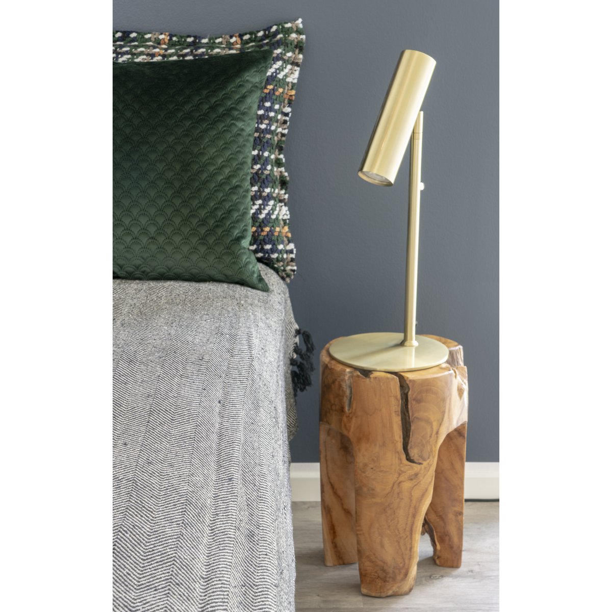 House Nordic ApS - Rose Kruk - Natuurlijk, Teak, 26x40cm - Deco Delights