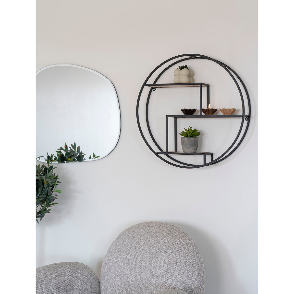 House Nordic ApS - Rotterdam Plank Zwart/Naturel - Deco Delights Plank