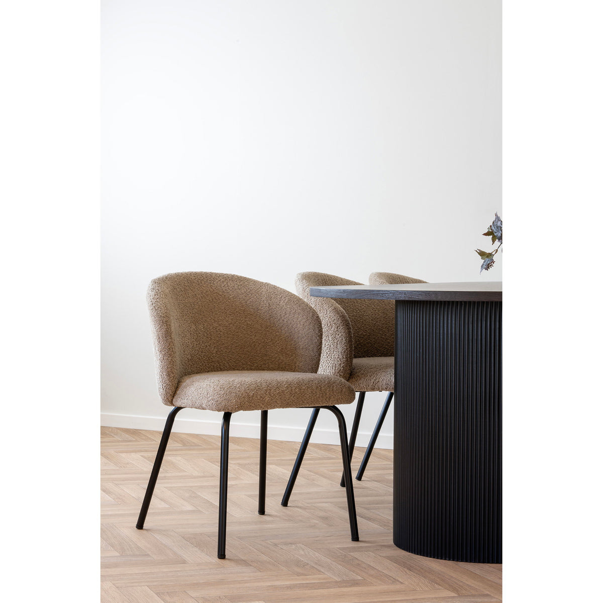 House Nordic ApS - Safira Eetkamerstoel Beige - Deco Delights Eetkamerstoel