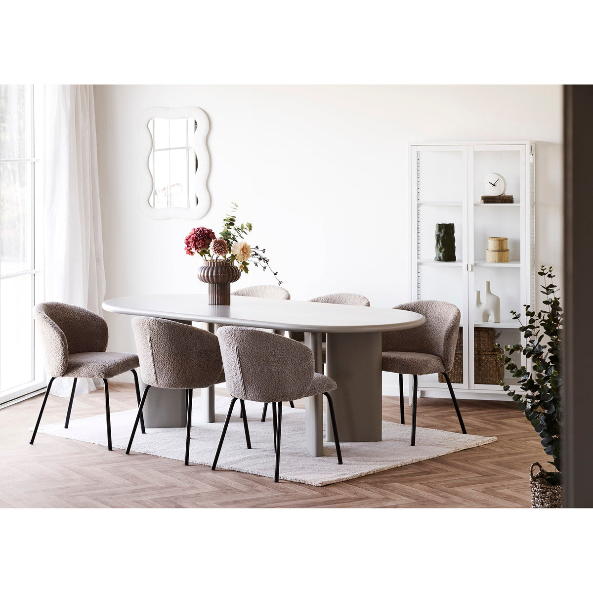 House Nordic ApS - Safira Eetkamerstoel Beige - Deco Delights Eetkamerstoel