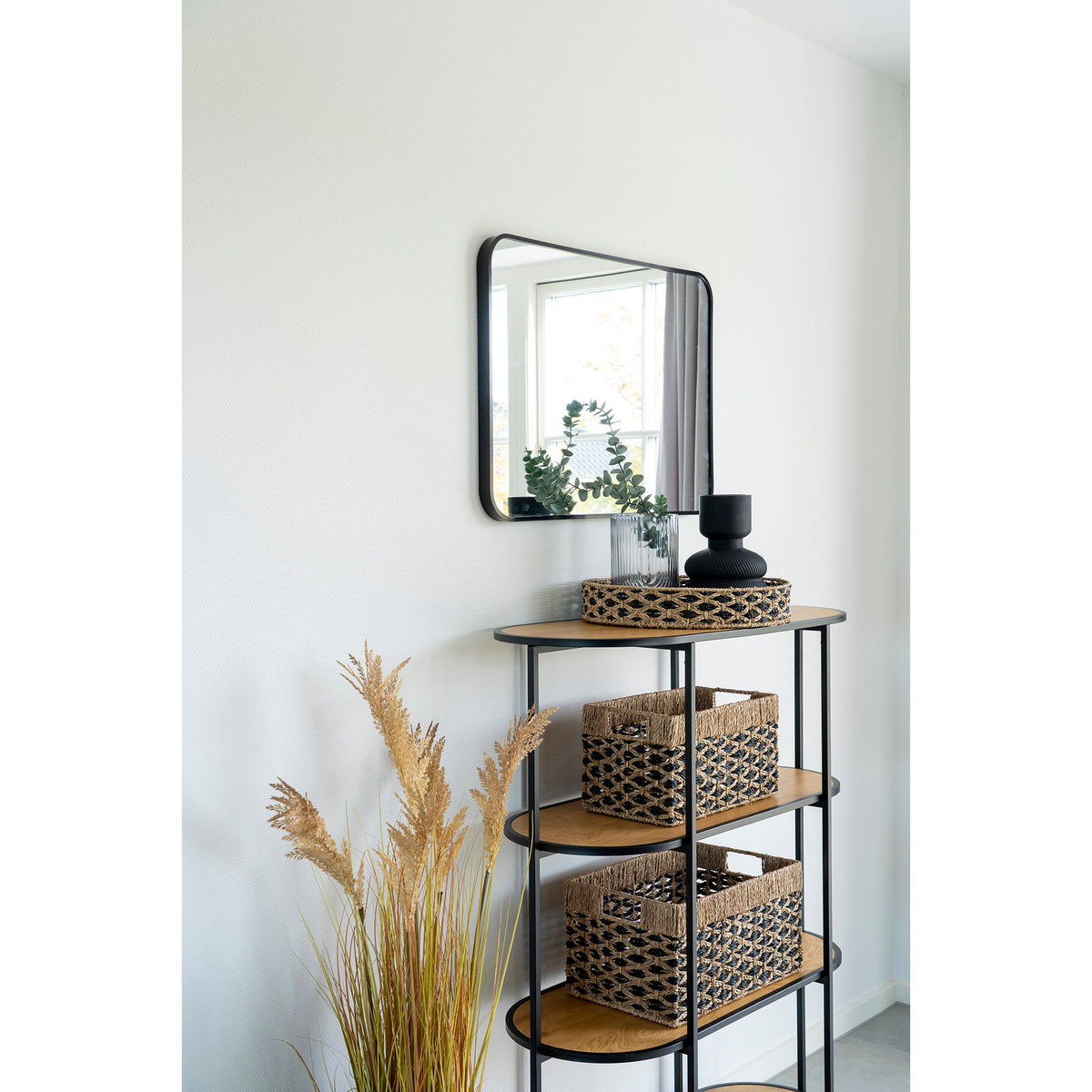 House Nordic ApS - Salar Mand Zwart/Naturel - Deco Delights Mand