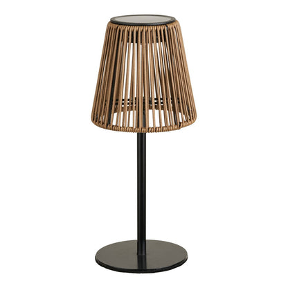 House Nordic ApS - Salford Lamp, oplaadbaar met geïntegreerd zonnepaneel, bruin/zwart - Deco Delights