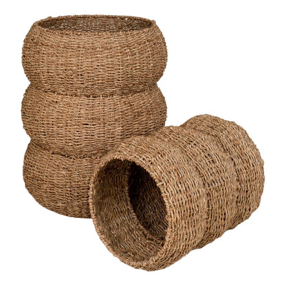 House Nordic ApS - Sarbas-manden - natuurlijk, zeegras, set van 2 - Deco Delights