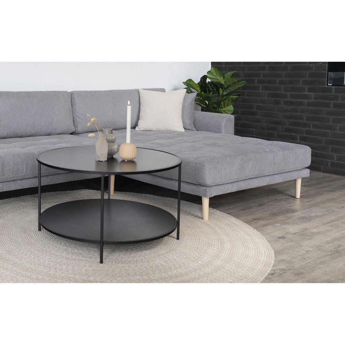 House Nordic ApS - Savannah Kussen - Kussen, gekruld, beige, 45x45 cm - Deco Delights