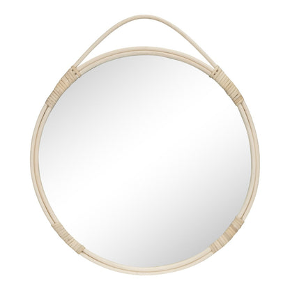 House Nordic ApS - Slechte Spiegel - Natuurlijk, Rotan, Ø50 cm - Deco Delights