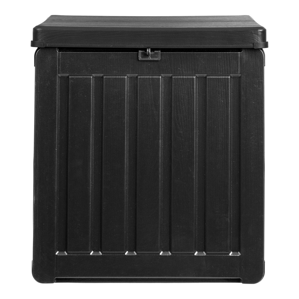 House Nordic ApS - Sobra Kussendoos, kunststof, zwart, 42,8x42,8x46,4 cm, 76 L - Deco Delights