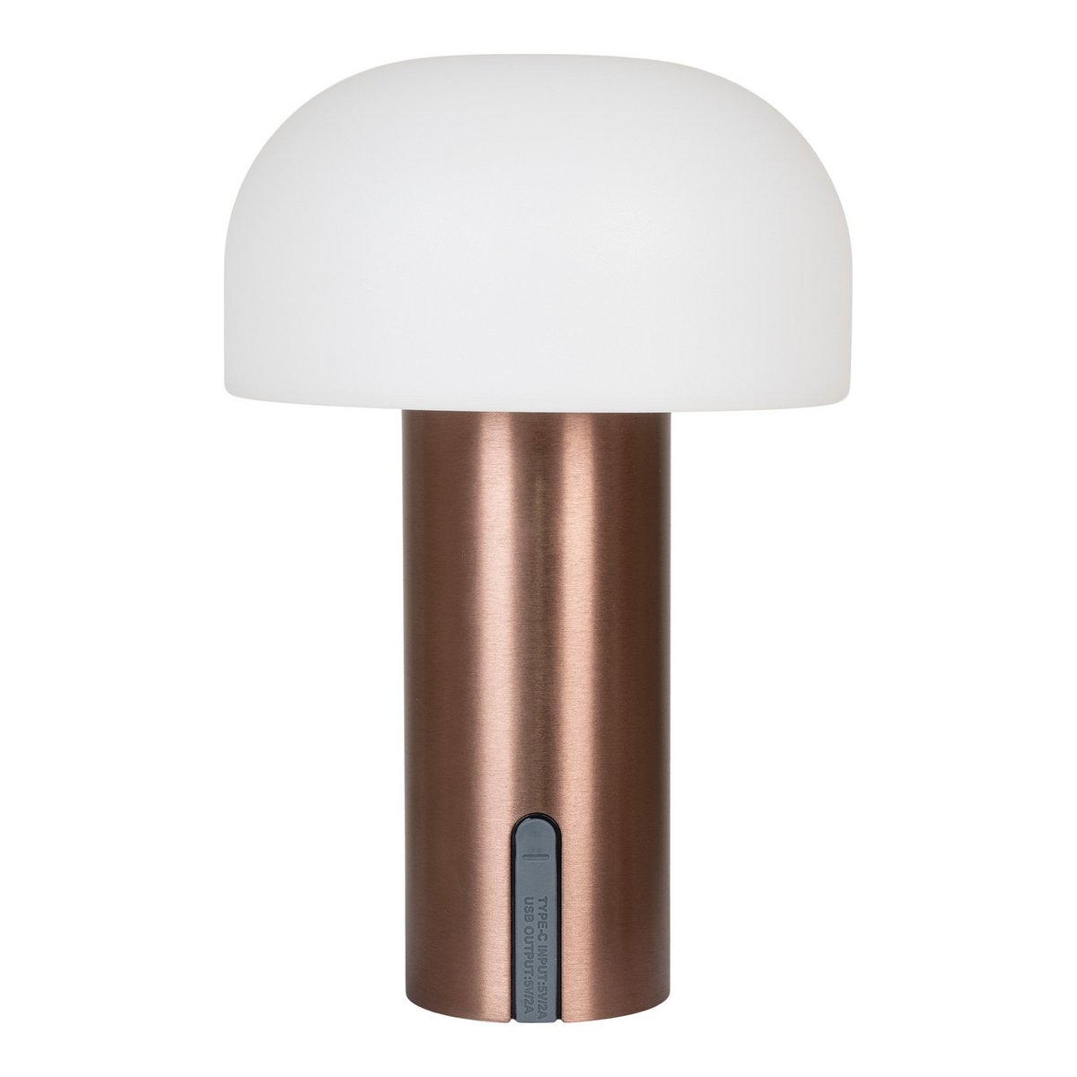 House Nordic ApS - Soham LED Lamp - Lamp, oplaadbaar, wit/koper - Deco Delights
