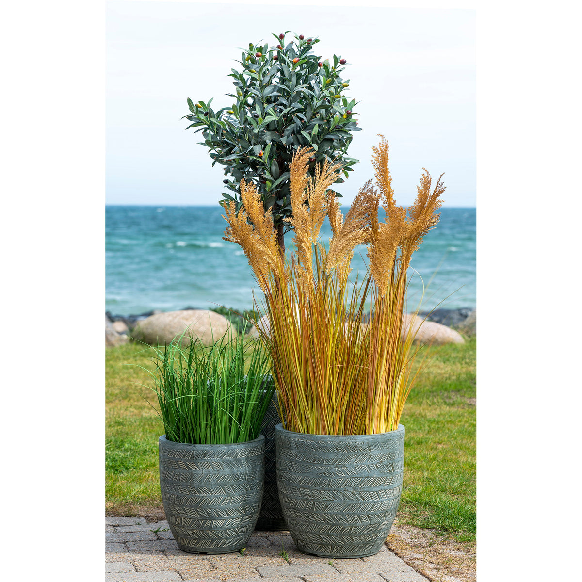 House Nordic ApS - Sorghumgras Kunstplant Naturel - Deco Delights Kunstplant