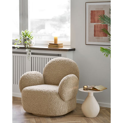 House Nordic ApS - Stafford Tafellamp, bamboe/metaal/PE, oplaadbaar, naturel, wit - Deco Delights