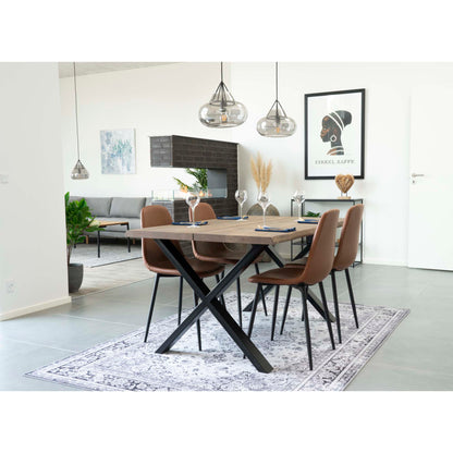 House Nordic ApS - Stockholm Eetkamerstoel Bruin - Deco Delights Eetkamerstoel