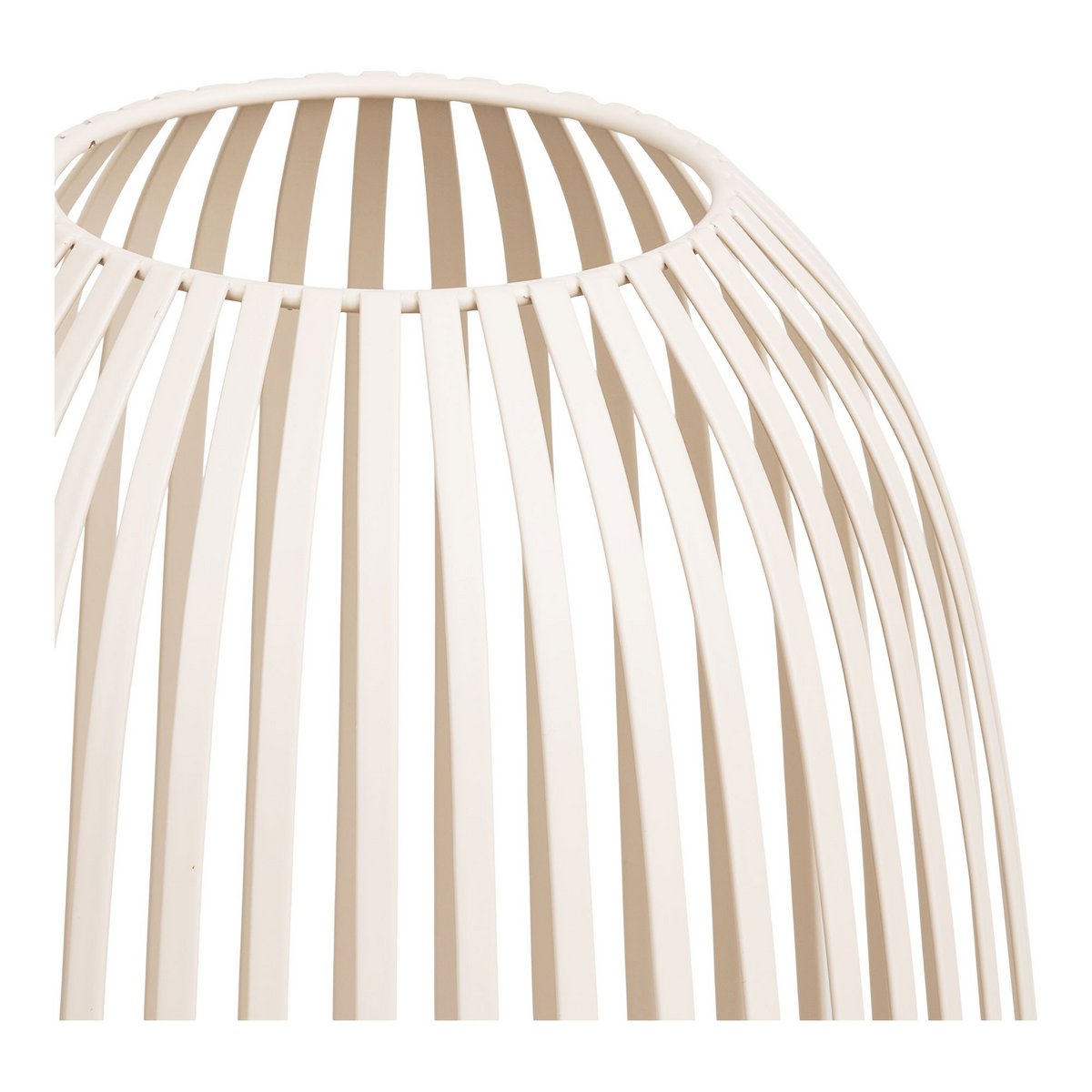 House Nordic ApS - Stoense Lantaarn, metaal, beige, ø24,5x40 cm - Deco Delights