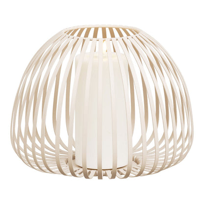 House Nordic ApS - Stoense Lantaarn, metaal, beige, ø25x19 cm - Deco Delights