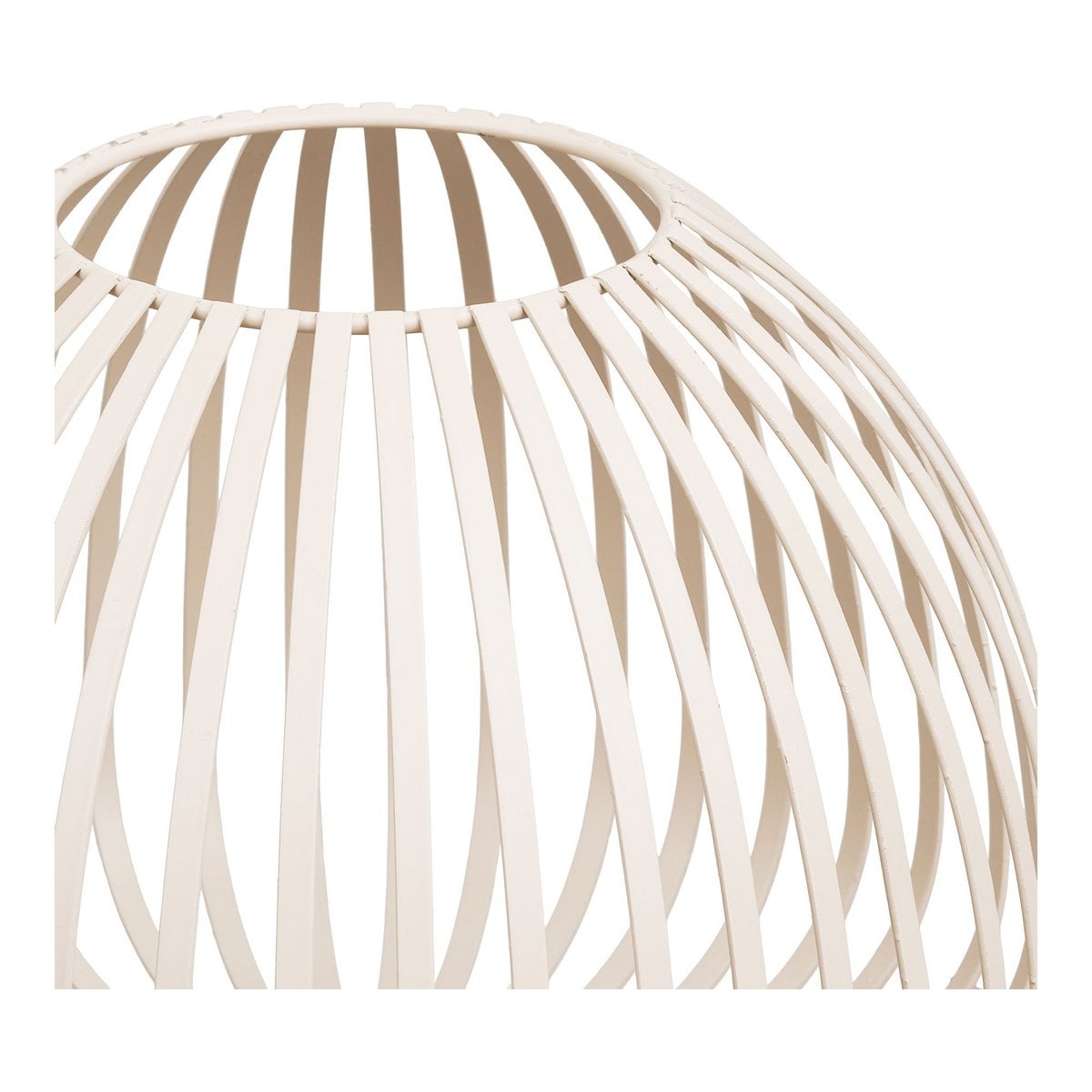 House Nordic ApS - Stoense Lantaarn, metaal, beige, ø25x19 cm - Deco Delights