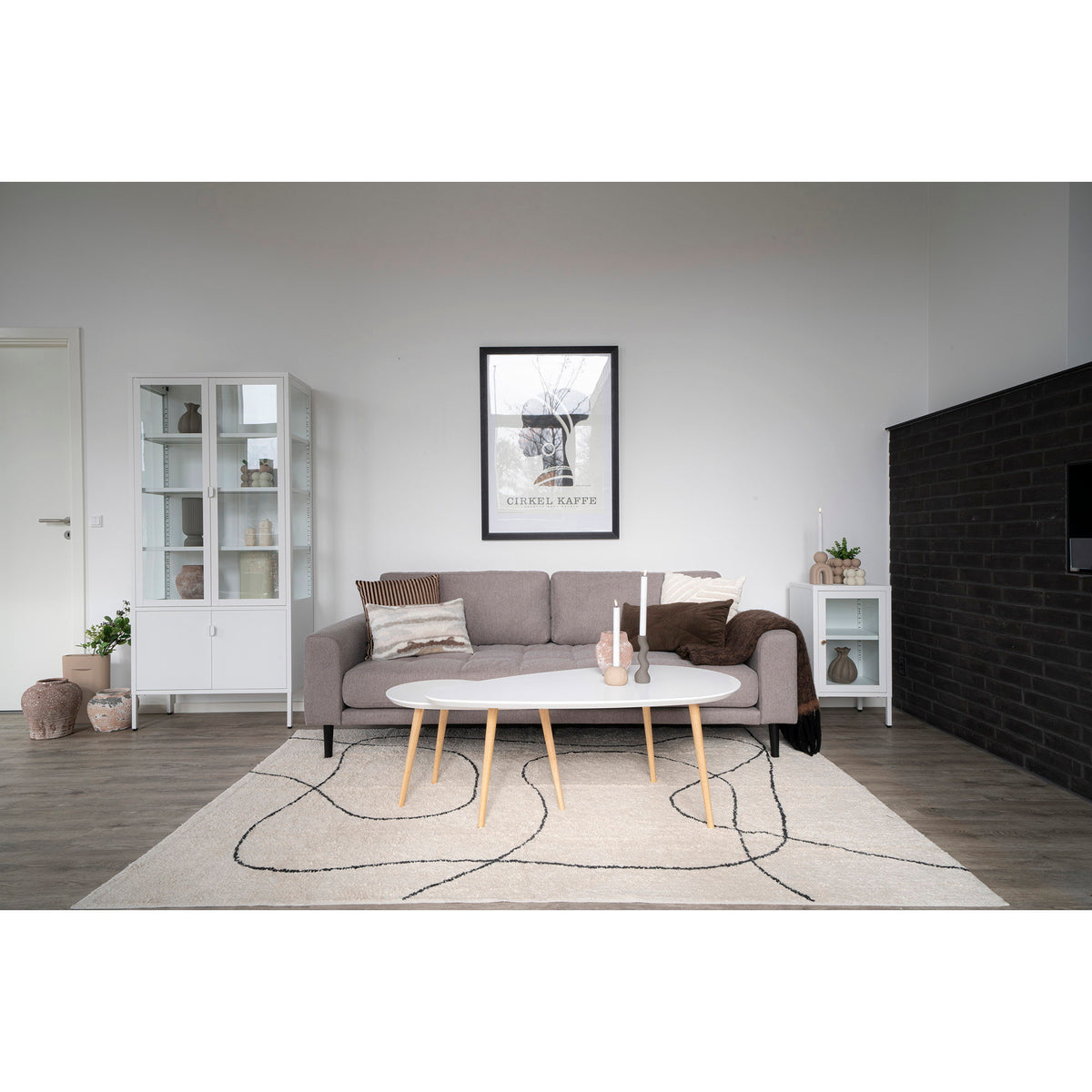 House Nordic ApS - Tampa Vloerkleed Naturel - Deco Delights Vloerkleed