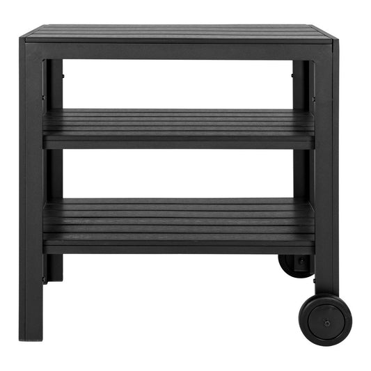 House Nordic ApS - Taormina Theewagen - Theewagen, aluminium/niet-hout, zwart, 3 planken - Deco Delights